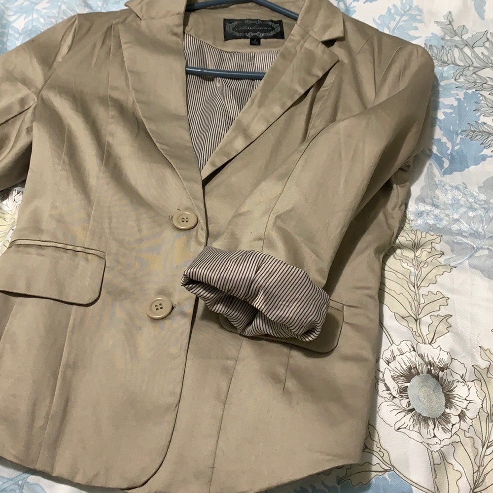 Jacket small size no stretch ,